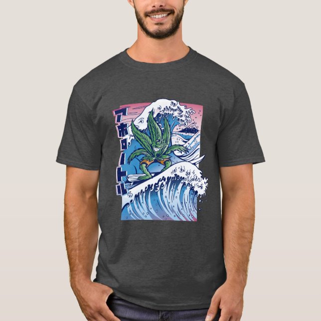Surfing Weed T-Shirt (Frente)