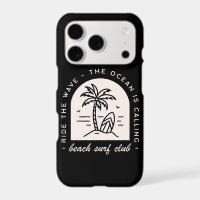 Surfista vintage em surf Beach Club