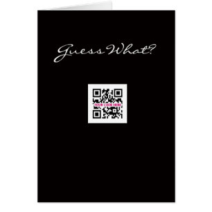 Surpresa!  Cartão do código de QR