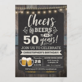 Surpresa Saúde e Cervejas 50º Convite de Aniversár