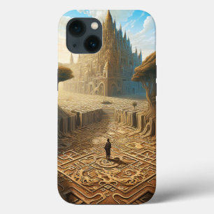 Surreal Maze Castle Landscape Fantasy Art