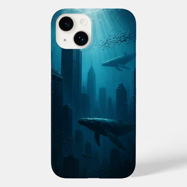 Surreal Underwater City capas de iphone (Verso)