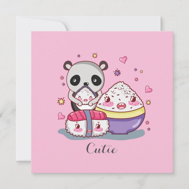 Sushi Encontra Rolls Kawaii Sushi (Frente)