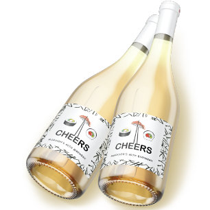 Sushi Festa de aniversário Personalizada Cheers