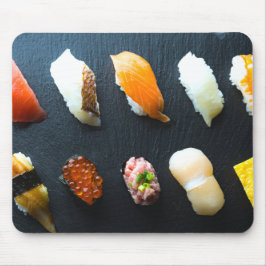 Sushi Grid Harmony – Modern Minimalist Mouse Pad