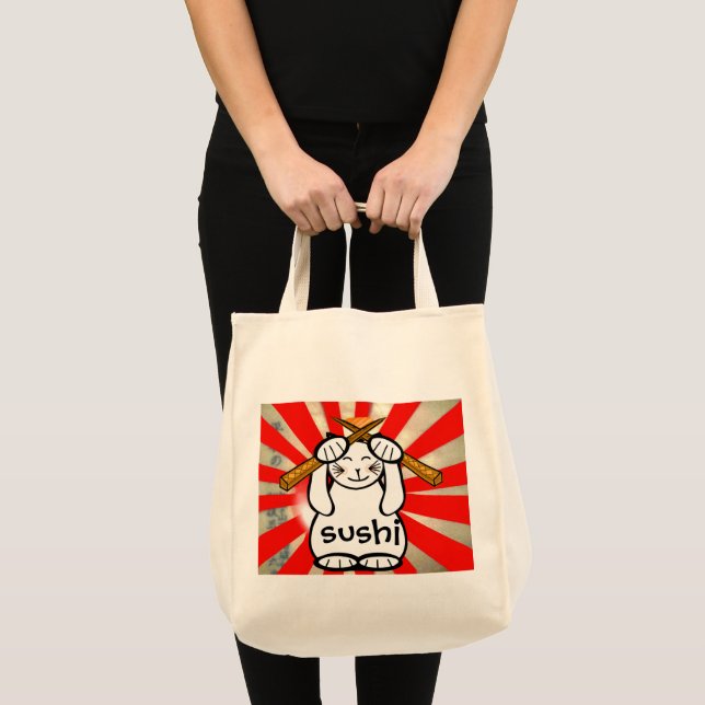Sushi Maneki Neko Bolsa (Frente (produto))