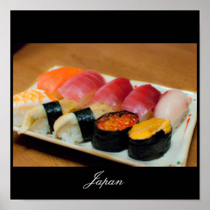 Sushi no poster de Japão