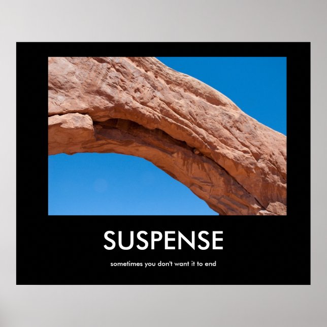 SUSPENSE "Arches" - poster de desmobilização (Frente)