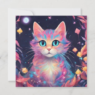 Suspiros Cósmicos - Pintura De Gato