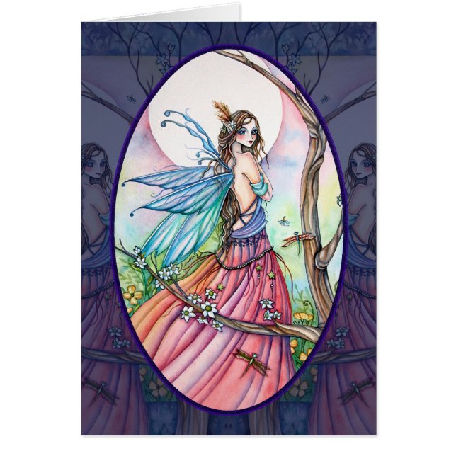 Sussurro das libélulas - cartão vazio (Frente)