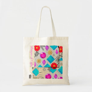 Sussurro de Luz – Bolsa Tote com Padrão de Gemas C