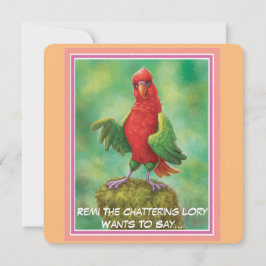 Sussurros Selvagens De Cartão Simples Série De Inc