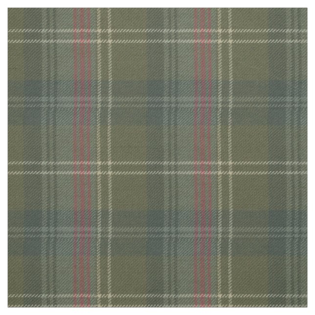 Sutherland Old Weathered Scottish Tartan Tecido (Modelo)