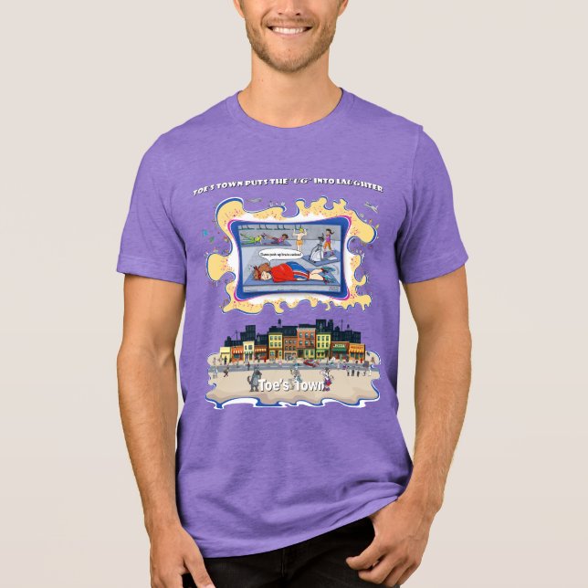 Sutiã Push-Up | Camiseta Tri-Blend de Encorajament (Frente)
