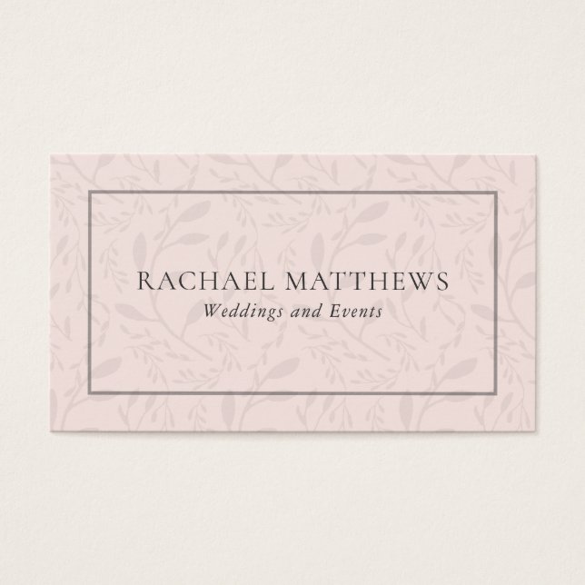 Sutil Elegância Rosa Feminina Floral (Frente)