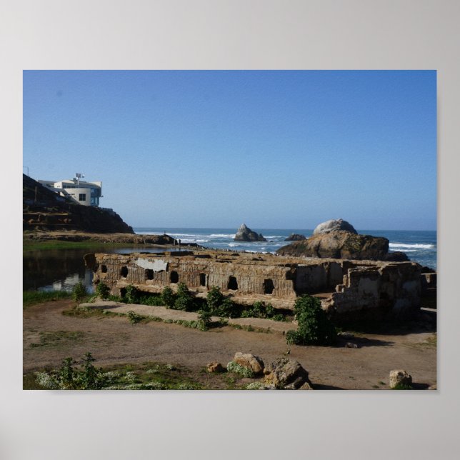 Sutro Baths Ruins - Poster de São Francisco (Frente)