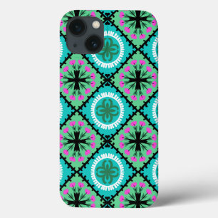 Suzani Pattern with Uzbek and Kazakh Motifs