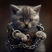 Cartes Postales Cat prisoner