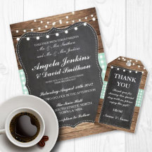 Chalk Mint Check Rustic Collection