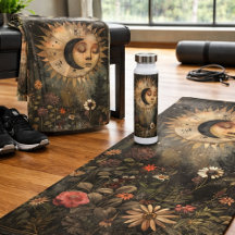 Boho Celestial Sun Moon Wildflower Sports Tech