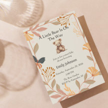 A Sweet Little Bear Baby Shower Collection
