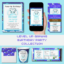 Power-Up Birthday Gamer Birthday Party Collection
