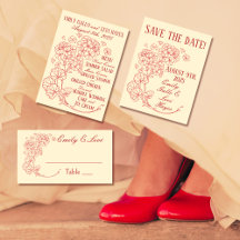 Red Geraniums on Beige