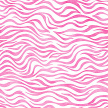 Animal Prints: Pink & Teal Watercolor Zebra Print