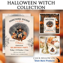 Halloween Witch Girl Birthday
