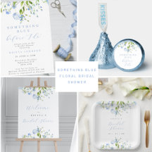 Something Blue Floral Bridal Shower