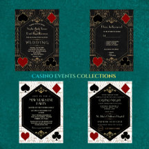 Casino Poker Wedding Collection.