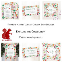 Farmers Market Locally Grown Baby Shower