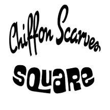 Square Chiffon Scarves