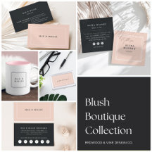 Blush & Charcoal Brand Suite