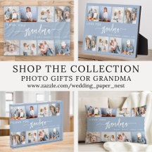 Love You Grandma Dusty Blue Photo Gifts