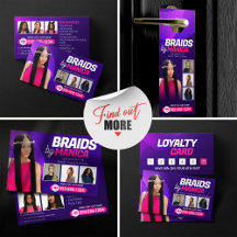 Modern Braiding Salon Hair Extensions Braids Wigs