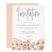 VINTAGE BLUSH PINK FLORALS WEDDING