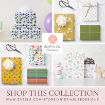 Kids Birthday Wrapping Paper Cute