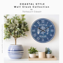 BEACH HOUSE WALL CLOCKS COLLECTION