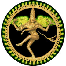 Flaming Gold Nataraja