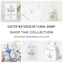 Watercolor Easter Bunny Collection