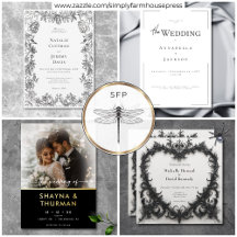 Black & White Wedding Invitations