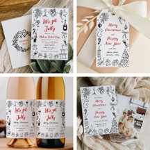 DOODLE CHRISTMAS Whimsical Hand Drawn Fun Casual