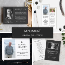 Minimalist Memorial Service