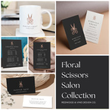 Floral Scissors Salon Collection