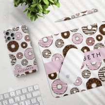 Pink and Brown Donuts - Home Decor Collection