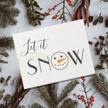 Let it Snow Winter Holiday