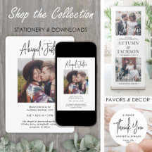 Wedding Celebration • Modern Script Typography