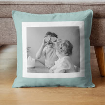 Modern  Family Photo Mint Simple Lovely Gift