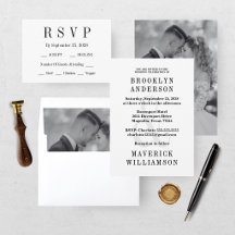 Modern Black and White Wedding Collection